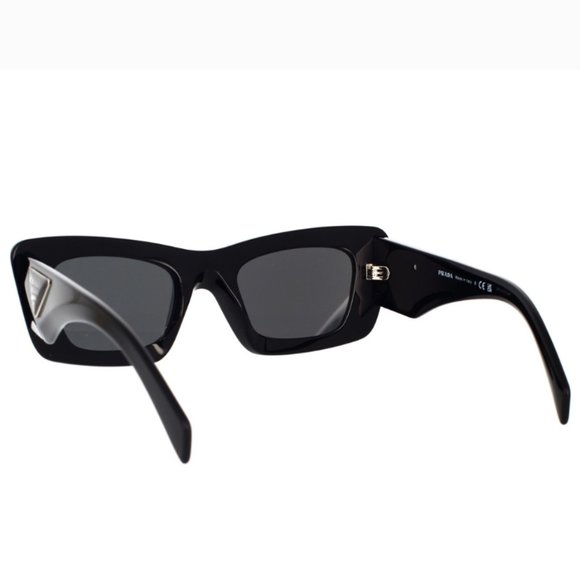 NEW PRADA PR13ZS 1AB5S0 WOMEN PRADA SUNGLASSES PRADA SPR 13Z BLACK PR 13SZ - Picture 8 of 11
